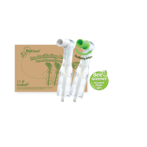 Cranberry BE612OA BeeSure Ice Oscillating Prophy Angles 100/Box Soft Green Cranberry BE612OA BeeSure Ice Oscillating Prophy Angles 100/Box Soft Green